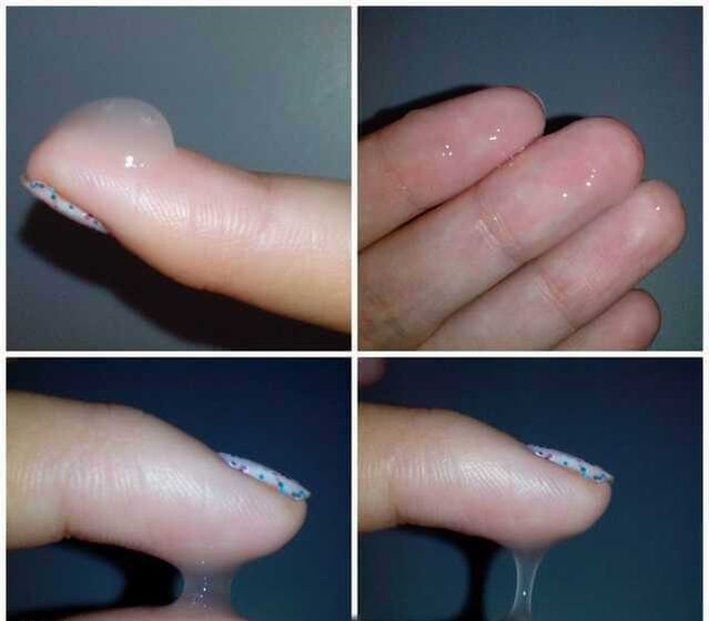 líquido preseminal de un hombre durante la excitación